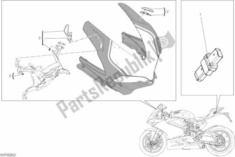 Toutes les pièces pour le Accessoires du Ducati Superbike Panigale R 1199 2015